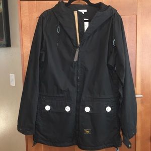 Men’s Diamond Supply Black Zip Up Winter Parka